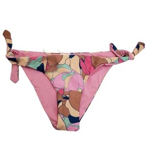 L SPACE Women's Caruso Bikini Bottoms Sun Dazed Floral XS NWT!